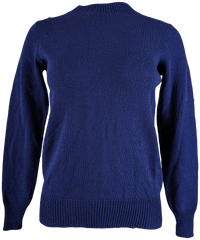 Colbalt Blue Crewneck Sweater by Adolfo
