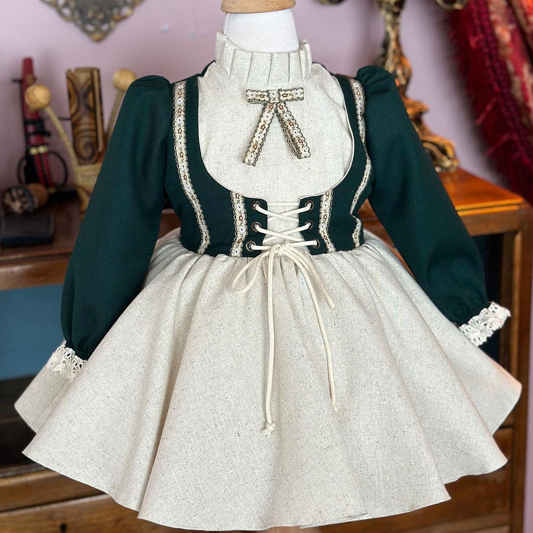 Paige Vintage Festive Green Outfit