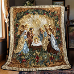 The Nativity Blessing YR0802016CL Quilt