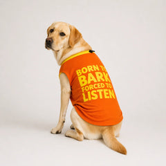 Thunder Tails Born to Bark, Forced to Listen Adjustable Graphic T-shirt