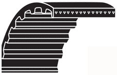 Bestorq 1401-3M-40 HTD Timing Belts