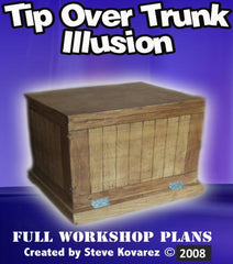 Tip Over Trunk Illusion Plans - INSTANT DOWNLOAD - Merchant of Magic