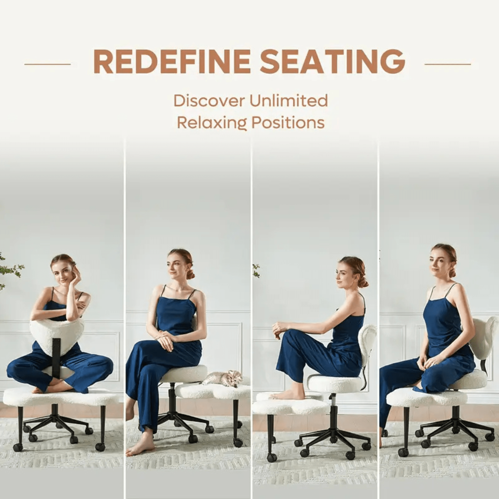 Valcero Comfort Zitstoel Voor Werk - VelvetRoots