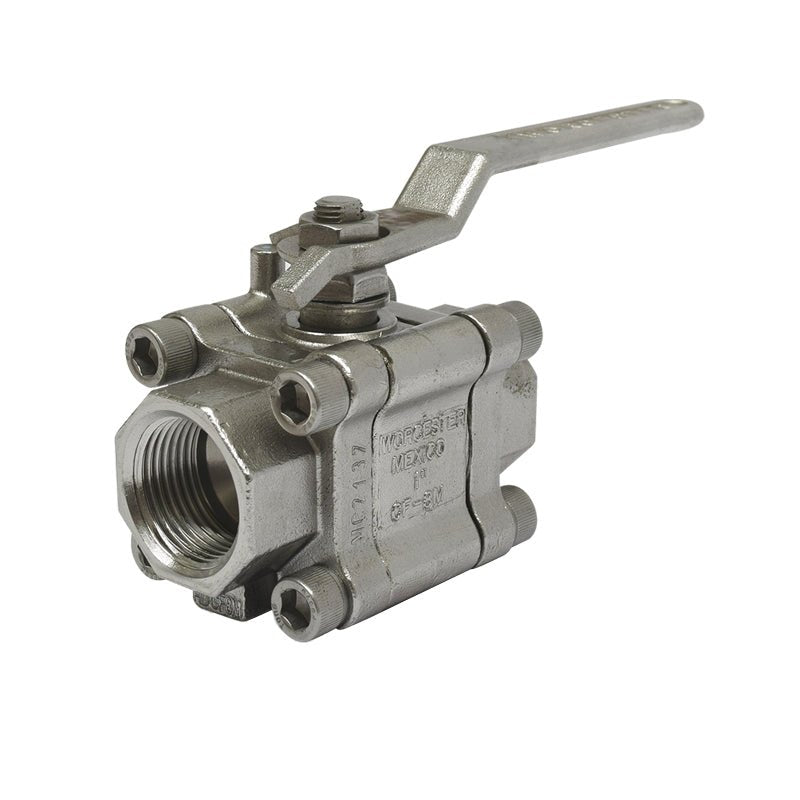 Válvula De Acero Inoxidable De 3/4" Roscada, 466 T, Worcester - Tool Ferreterías / Ferretodo - Herramientas y material de construcción.
