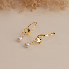 VITA PEARL GOLDEN EARRING