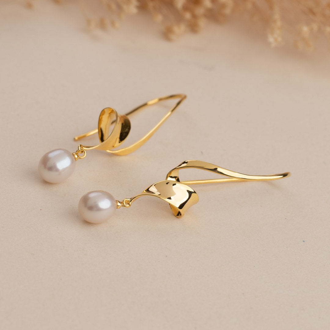 VITA PEARL GOLDEN EARRING
