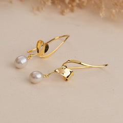 VITA PEARL GOLDEN EARRING