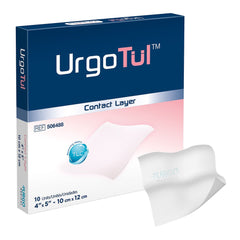 UrgoTul™ Impregnated Contact Layer Dressing, 4 x 5 Inch, 1 Box of 10 () - Img 1