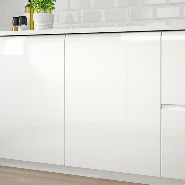 VOXTORP - Door, high-gloss white, 60x100 cm - best price from Maltashopper.com 00397487