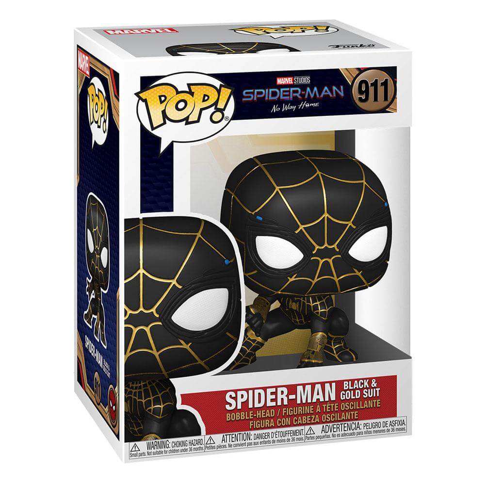 Funko POP! Spider-Man No Way Home Spider-Man Black & Gold Suit (911)
