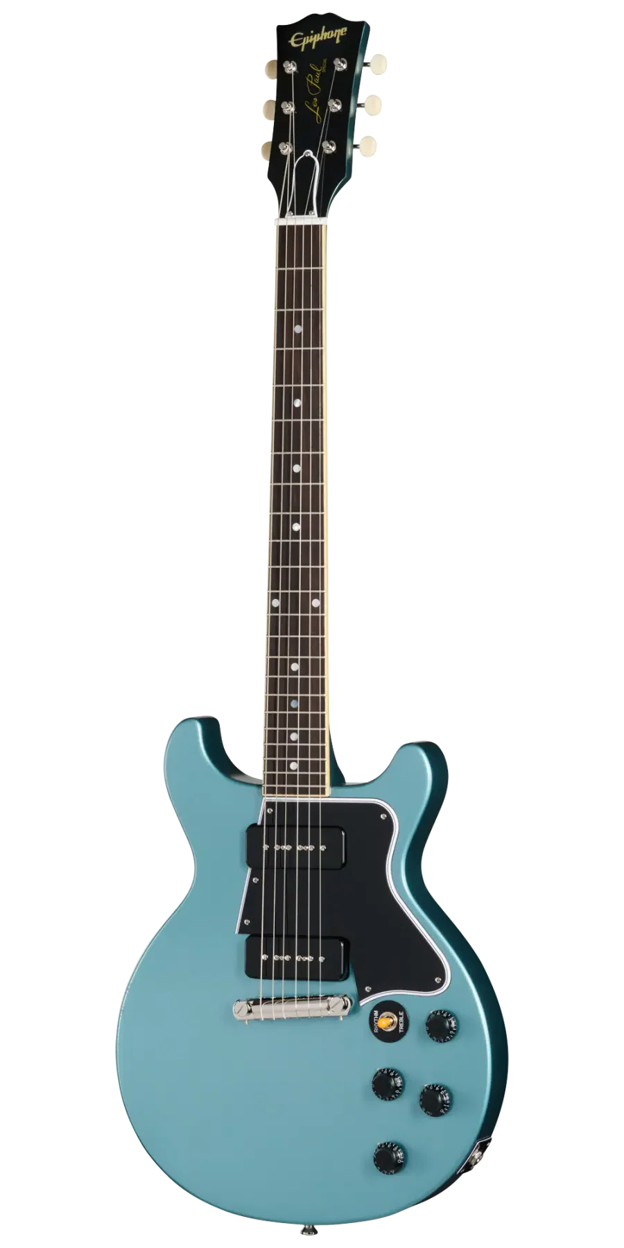 Epiphone 1960 LES PAULS SPECIAL Double Cut Reissue Electric Guitar With Hardshell Case (Pelham Blue)