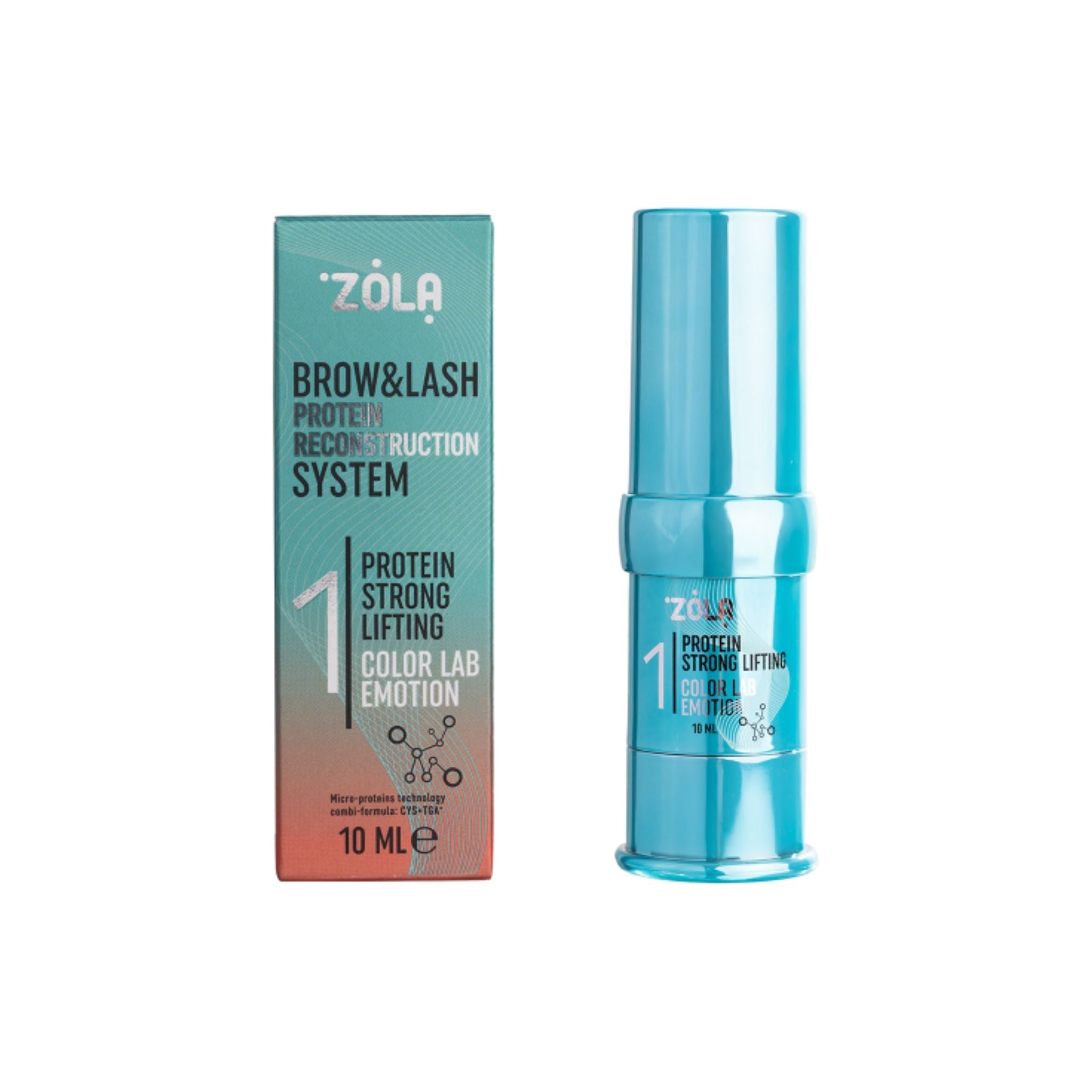Stap 1 van Color Lab Emotion systeem voor wimper en brow lift
